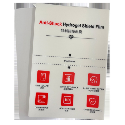 Mặt sau điện thoại di động TPU Hydrogel Film Bảo vệ màn hình Máy thiết kế da di động