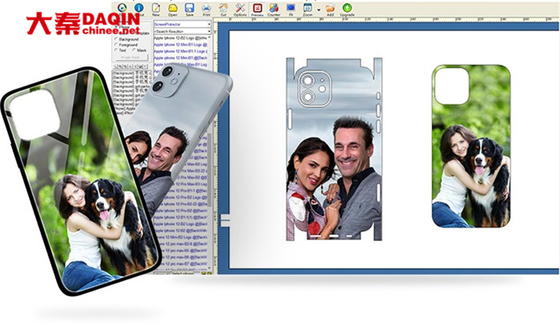 Phần mềm máy in cắt da di động nhãn dán màu A3 A4