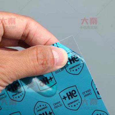Điện thoại di động 6H 9H Mặt sau Kính cường lực Nano Bảo vệ màn hình Nguyên liệu thô