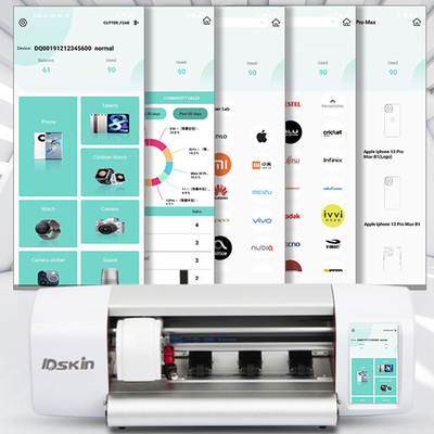 Daqin SGS Wireless Back Cover Vinyl Decal Maker Machine Máy cắt Máy in với màn hình LCD