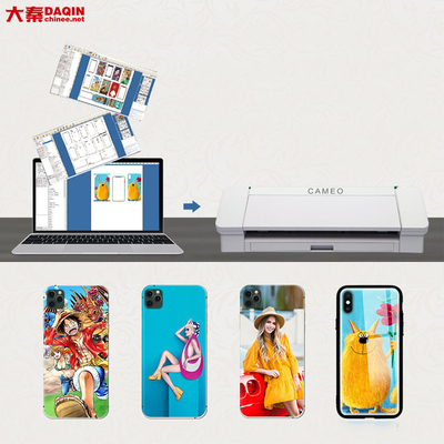 Máy cắt da điện thoại di động CE Daqin 3d với phần mềm