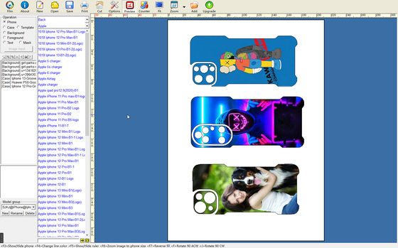 Daqin 10000 Mobile Skin Software Tải xuống miễn phí mẫu cho cửa hàng phụ kiện điện thoại