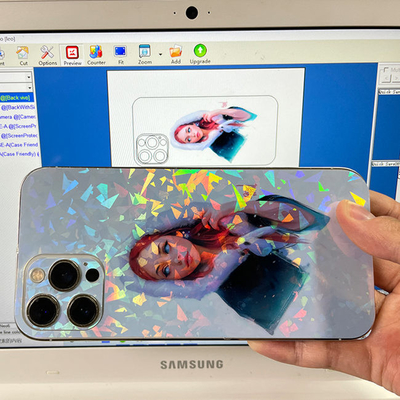 Vỏ điện thoại tùy chỉnh Daqin 3D BTS Vỏ trực tuyến để làm kính cường lực