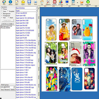 Daqin Custom Skin Software Sticker Máy cắt decal cho máy cắt da di động Sticker Làm kinh doanh