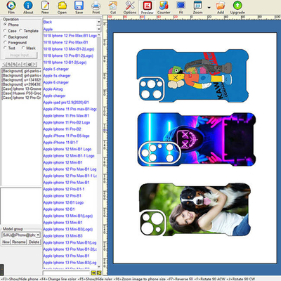 Máy cắt 3m Miếng dán Hydrogel Máy cắt da A3 Daqin Die Cut Sticker Maker