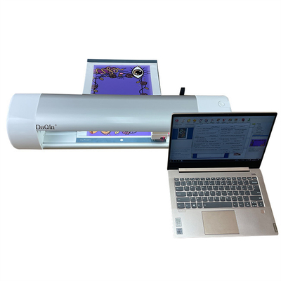 Máy làm da máy tính xách tay PVC In nhãn dán da di động