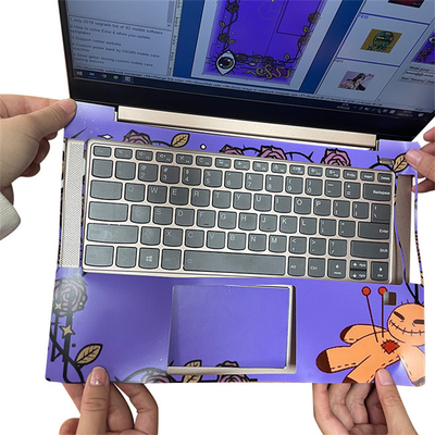 Máy tính xách tay tùy chỉnh Máy cắt da OEM Máy tính xách tay được tân trang lại Thiết kế nhãn dán