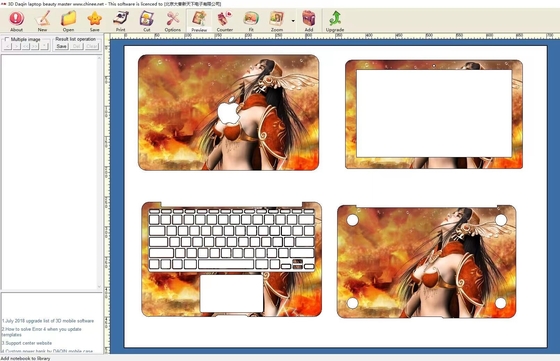Vỏ máy tính xách tay Hp Máy cắt da di động Cơ hội kinh doanh