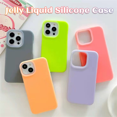 Di Động Chống Sốc Ốp Lưng Điện Thoại Jelly Liquid Silicone Cho Iphone 14 / 14PRO / 14 PRO MAX / 13 / 13PRO