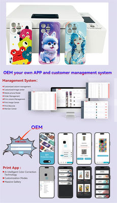 DAQIN Máy in truyền nhiệt máy in áp nhiệt Sublimation cho các trường hợp điện thoại di động tùy chỉnh