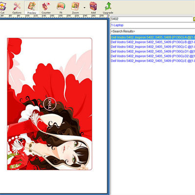Máy làm skin laptop với mẫu và không giới hạn cắt, hỗ trợ thiết kế skin laptop sáng tạo