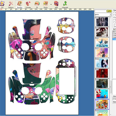 Máy làm skin laptop với mẫu và không giới hạn cắt, hỗ trợ thiết kế skin laptop sáng tạo