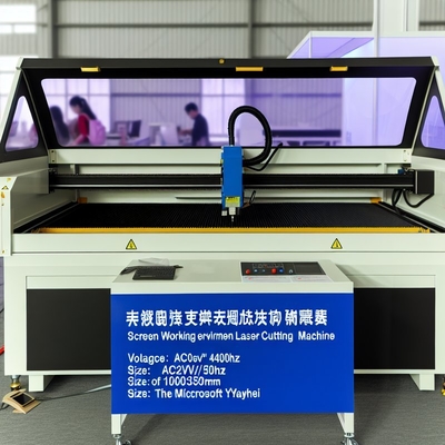 Máy cắt laser bảo vệ màn hình môi trường làm việc trong nhà Điện áp AC220V/50Hz Kích thước 1000*800*800mm