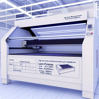 Máy cắt laser bảo vệ màn hình môi trường làm việc trong nhà Điện áp AC220V/50Hz Kích thước 1000*800*800mm