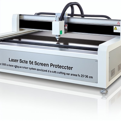 Độ chính xác cắt cao và khu vực cắt 25 * 36 CM Hệ thống cắt laser cho màn hình bảo vệ