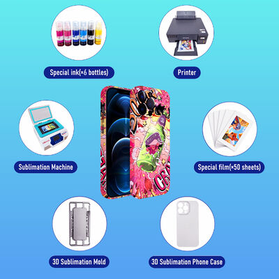 Máy in 3D Sublimation cung cấp quy trình in chuyển nhiệt chính xác cho thiết kế vỏ điện thoại và độ rõ ràng cao