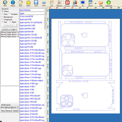 Daqin Custom Skin Software Sticker Máy cắt decal cho máy cắt da di động Sticker Làm kinh doanh