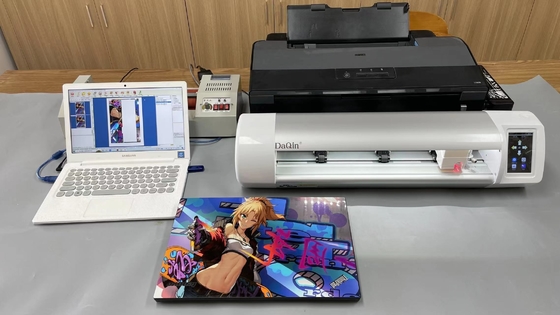 Nhãn dán máy tính xách tay Daqin Laptop Skin Mobile Protector Making Machine Nhà máy sản xuất