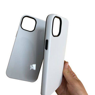 Ốp điện thoại trắng để in chuyển nhiệt 3D cho máy ép ốp điện thoại