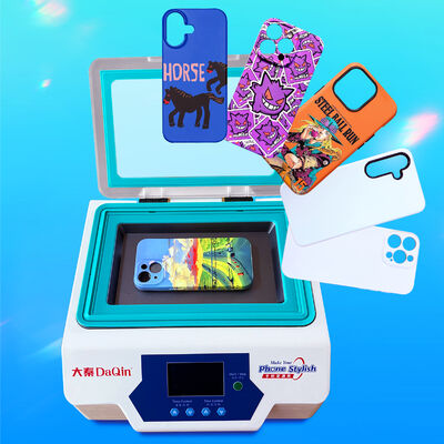 Máy sublimation 3D cho vỏ điện thoại chỉ được trang bị khuôn phổ biến cho tất cả các mô hình điện thoại